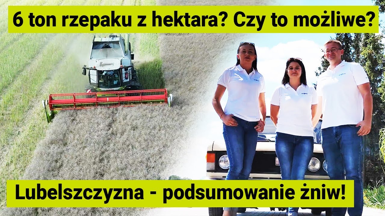 Wyniki plonowania rzepaku na Lubelszczyźnie | SY GLORIETTA | AGANOS | SY FLORETTA