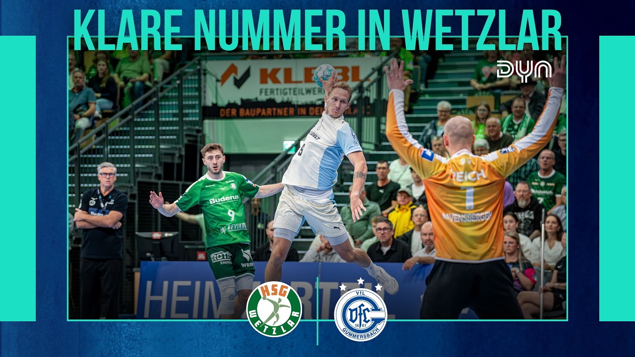 Highlights: HSG Wetzlar - VfL Gummersbach (Saison 2026/27) Opel-HBL | Dyn Handball