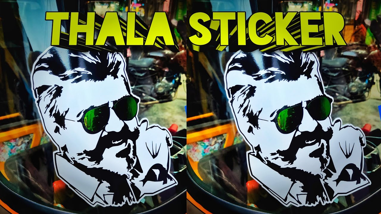 VISWASAM THALA AJITH STICKERING| BISMI STICKER | AUTO STICKER