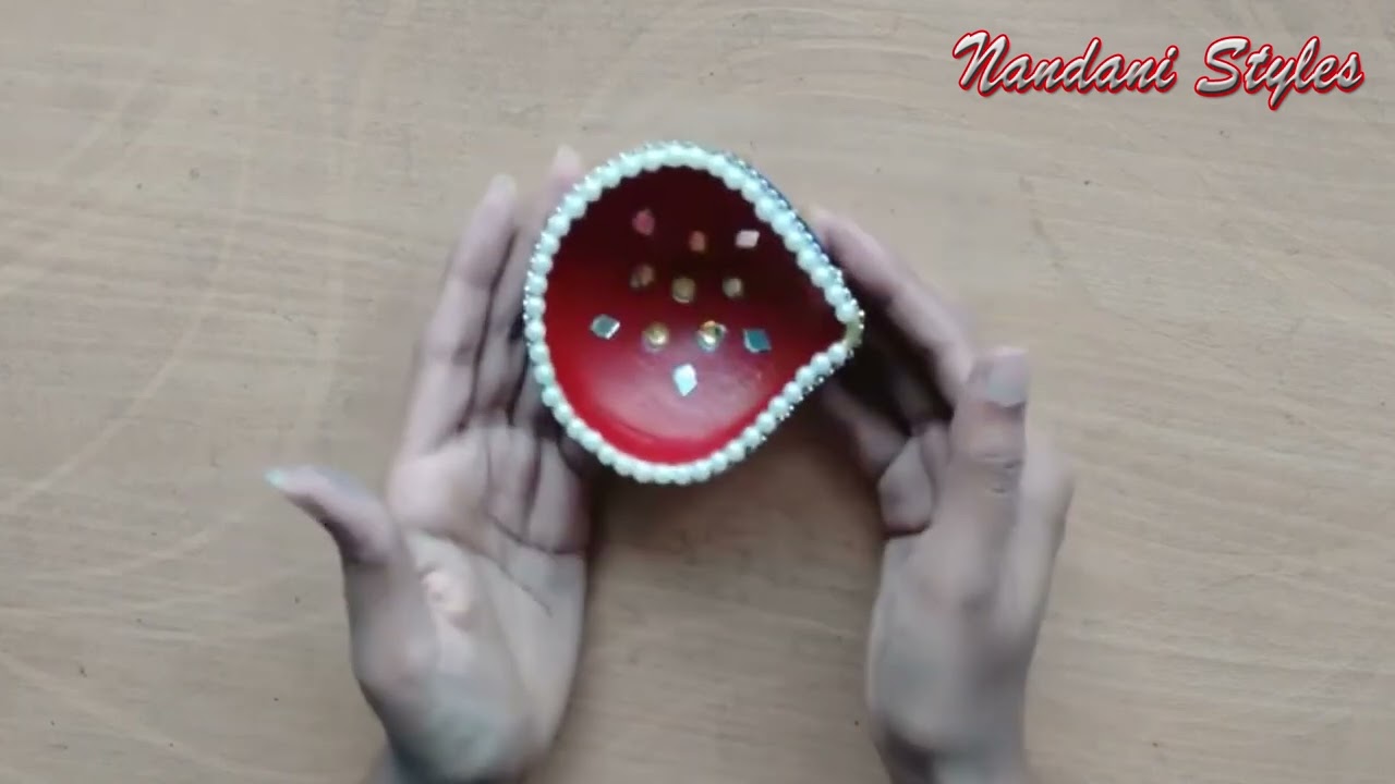 Beautiful diya decoration ideas ||Diwali decoration ideas ||How to decorate traditional diya at home