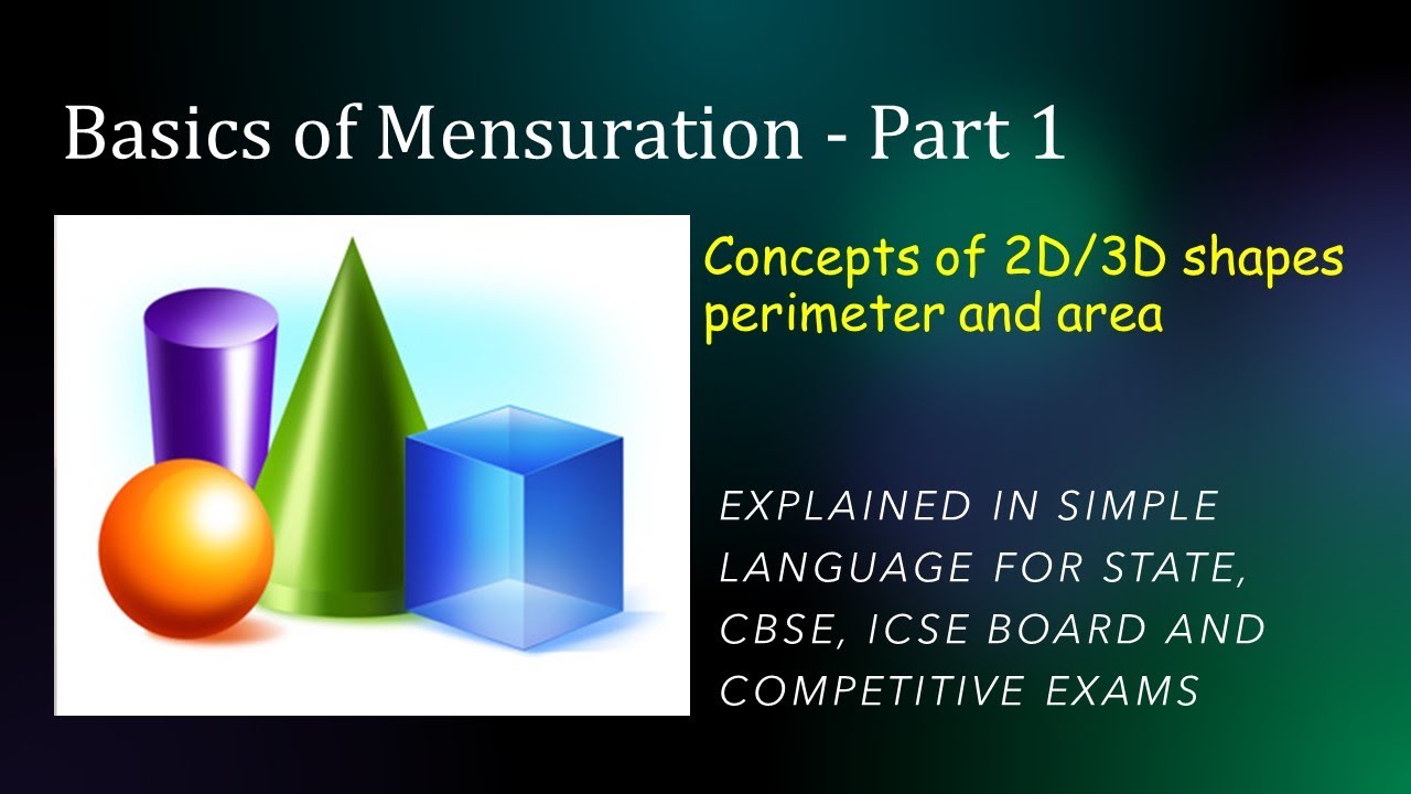 Basics of Mensuration-Part 1