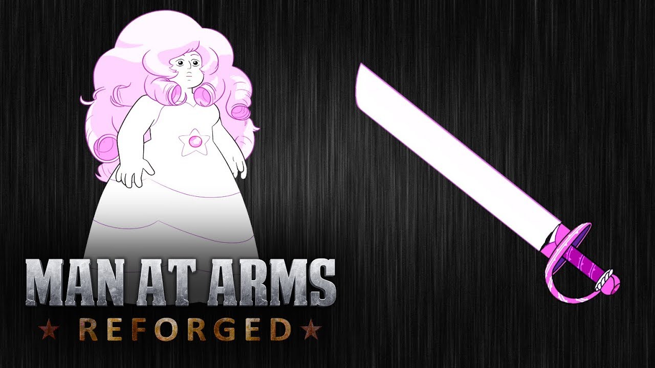 Rose Quartz's Sword - Steven Universe - MAN AT ARMS: REFORGED