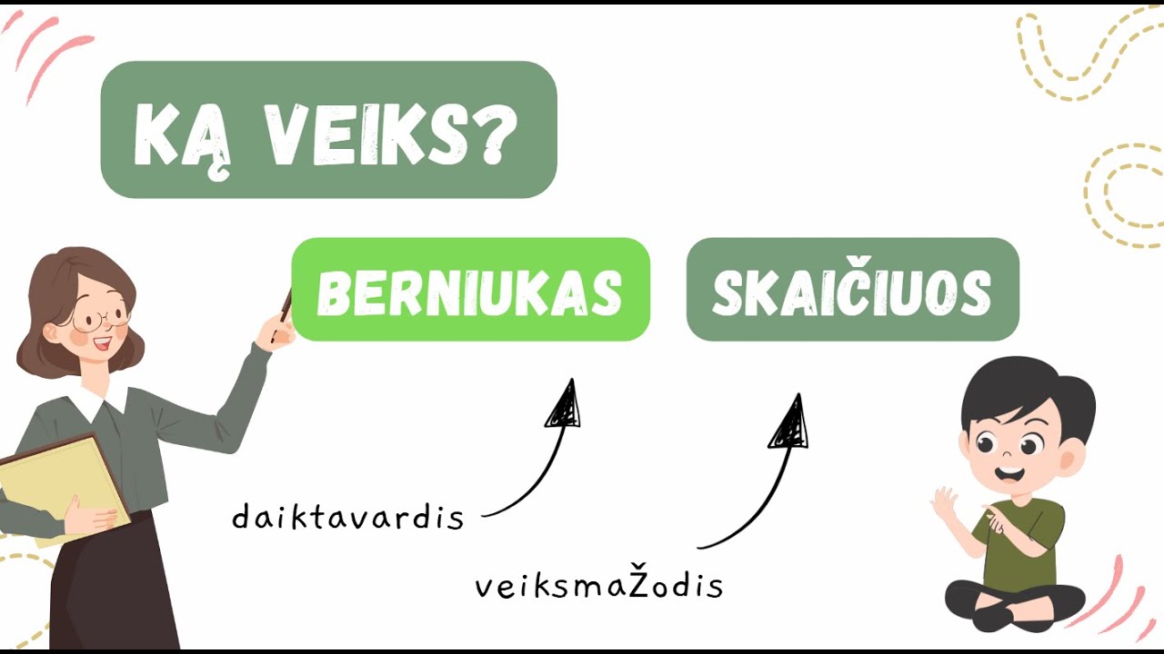 Lietuvių kalba vaikams - Veiksmažodis (LT)