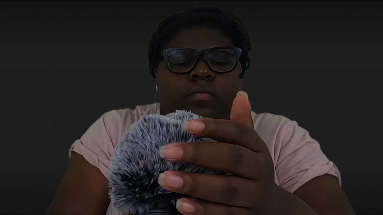 ASMR Fluffy Mic Scratching with Soft Whispers ASMR