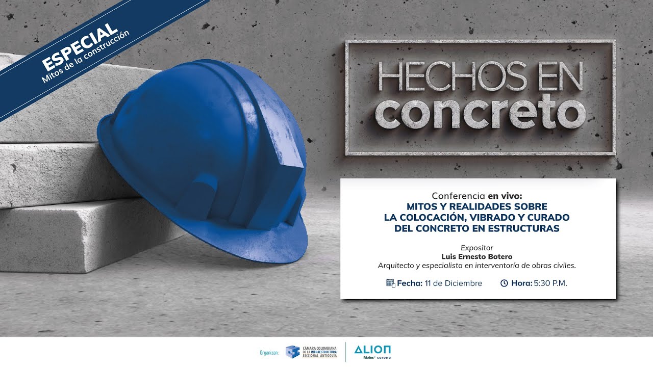 Colocación, vibrado y curado del concreto en estructuras