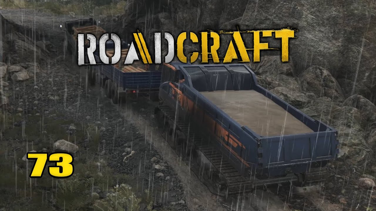 RoadCraft 🏭 73 - Der Konvoy durch die Berge