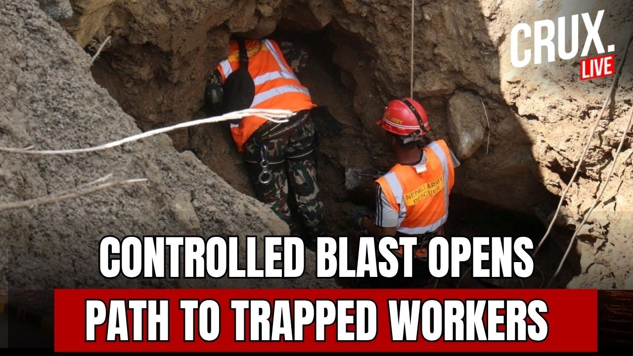 NEPAL LIVE | Controlled Blast Used To Open Tunnel And Reach Workers Trapped Underground