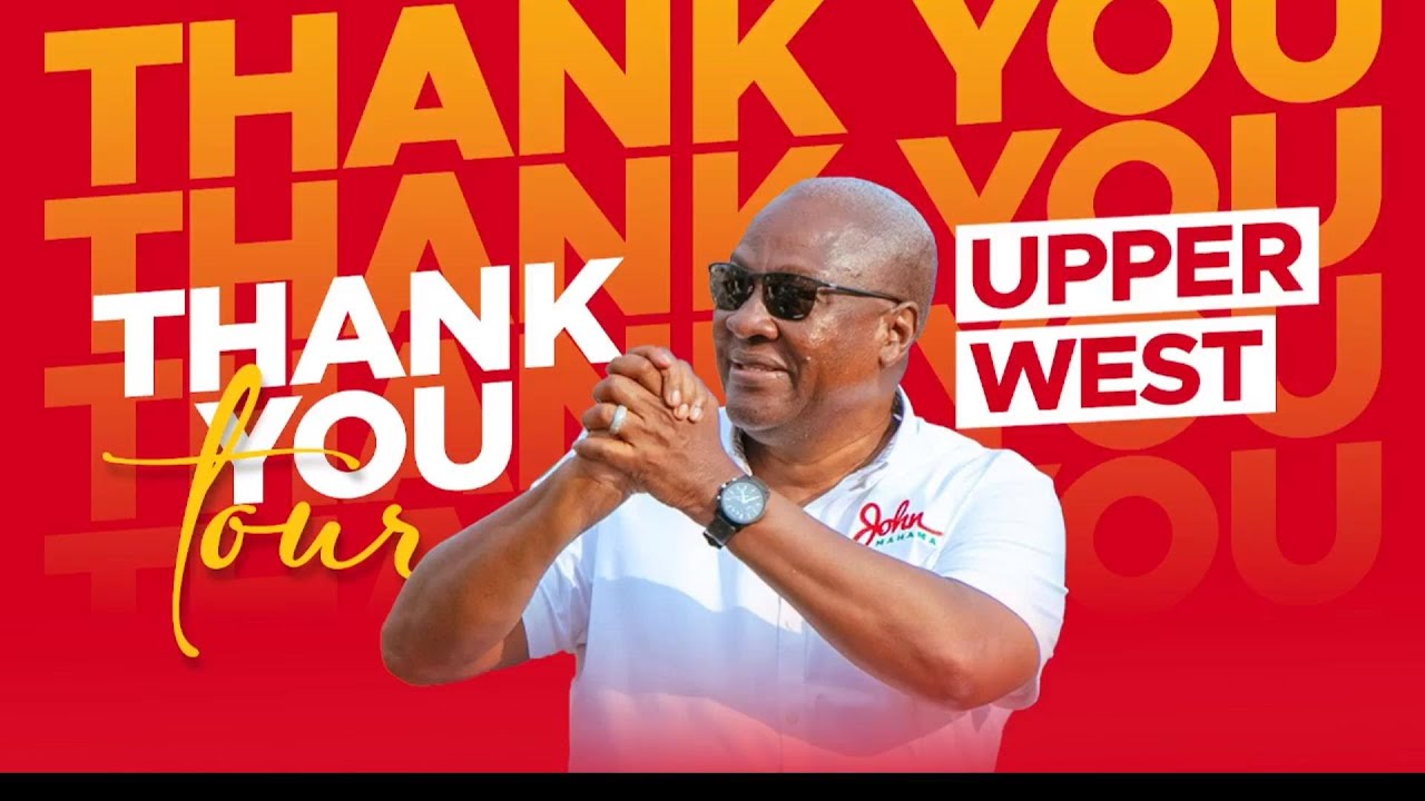 President John Mahama's Thank You Visit to the Upper West Region || 15th May 2025