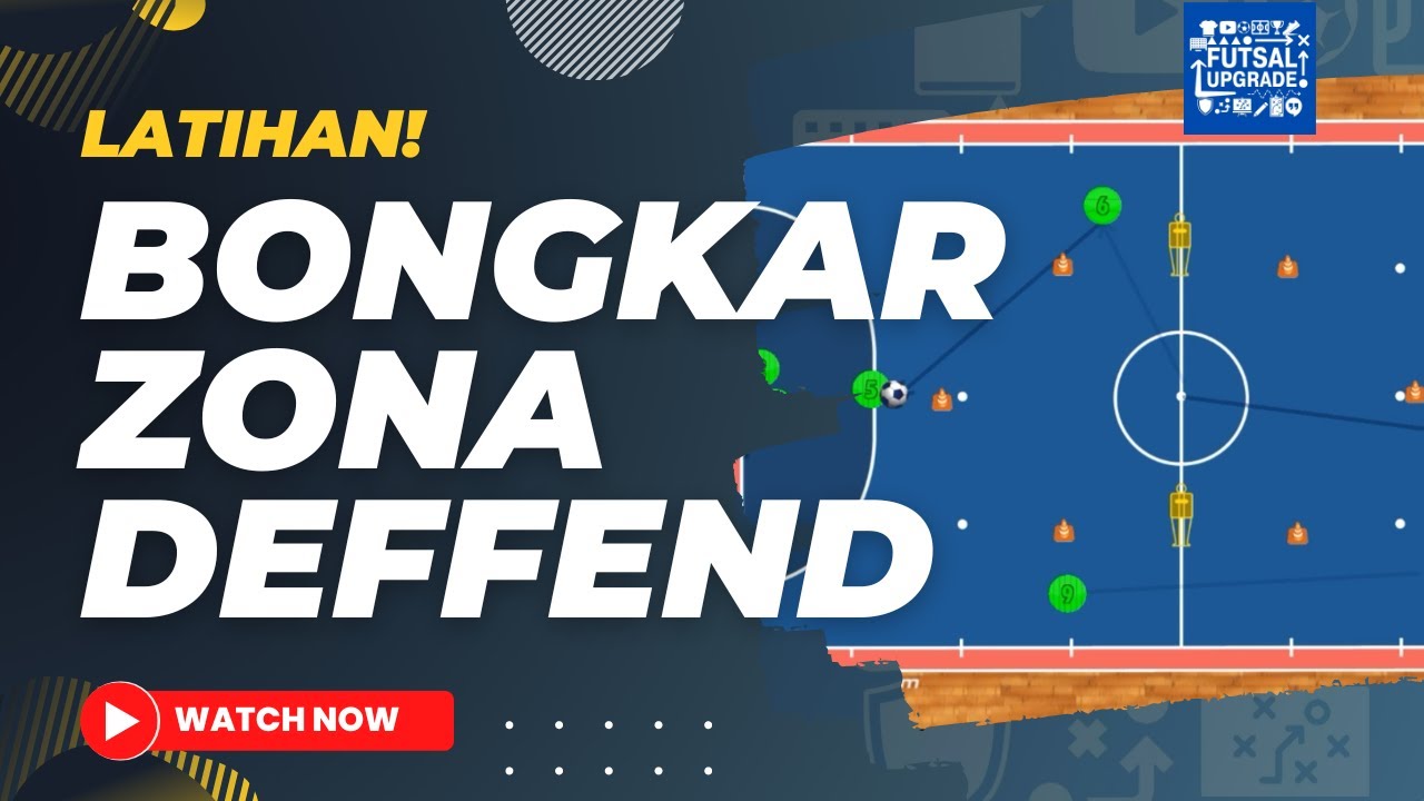 LATIHAN STRATEGI FUTSAL BONGKAR ZONA DEFFEND DENGAN FORMASI 1-2-1 ATAU 3-1 #futsal #futsalupgrade