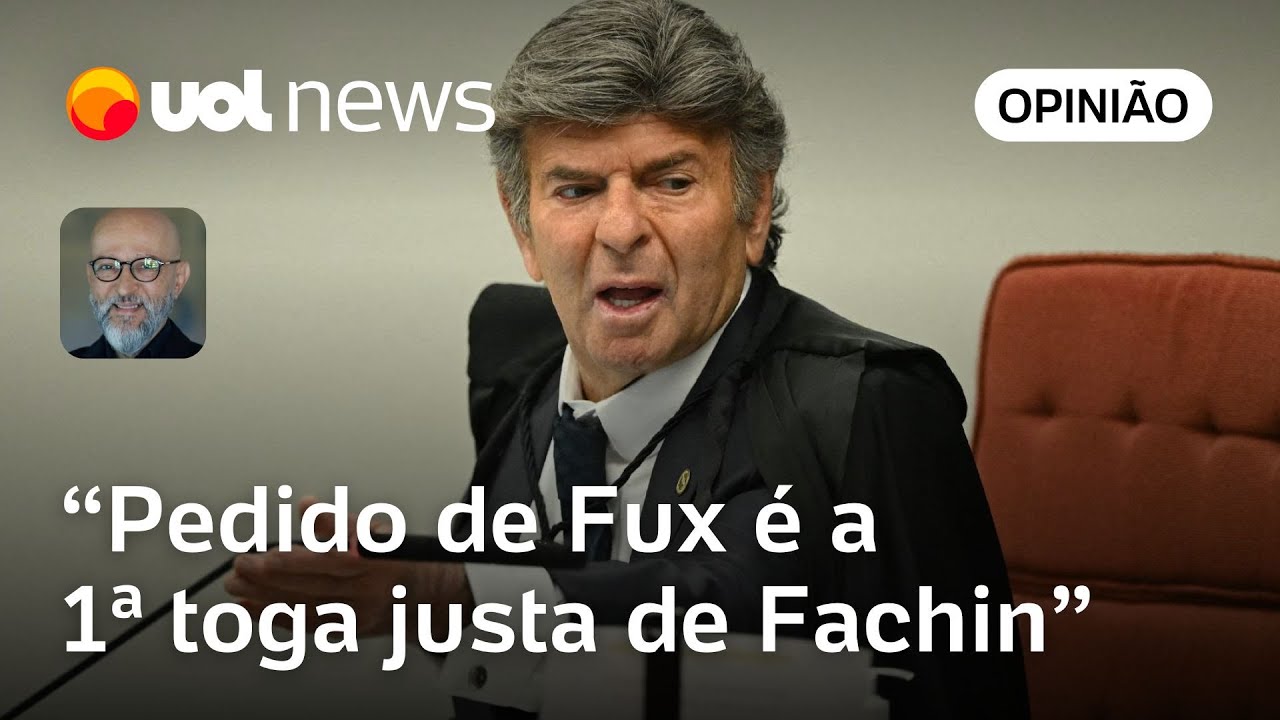 Fux veste a primeira toga justa em Fachin, recém-empossado presidente do STF | Josias de Souza
