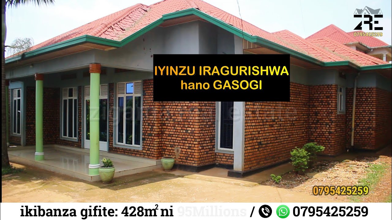 GASOGI TUKUZANIYE #INZU IGURISHWA KANDI YOSE YUBATSE NAMATAFARI AHIYE📱#0795425259