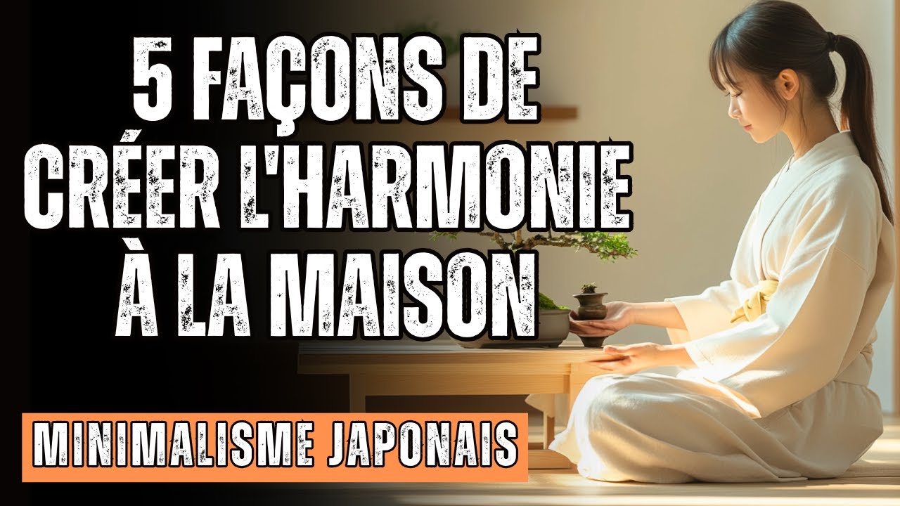 MINIMALISME JAPONAIS:  5 LEÇONS DE JAPON QUI TRANSFORMERONT VOTRE MAISON