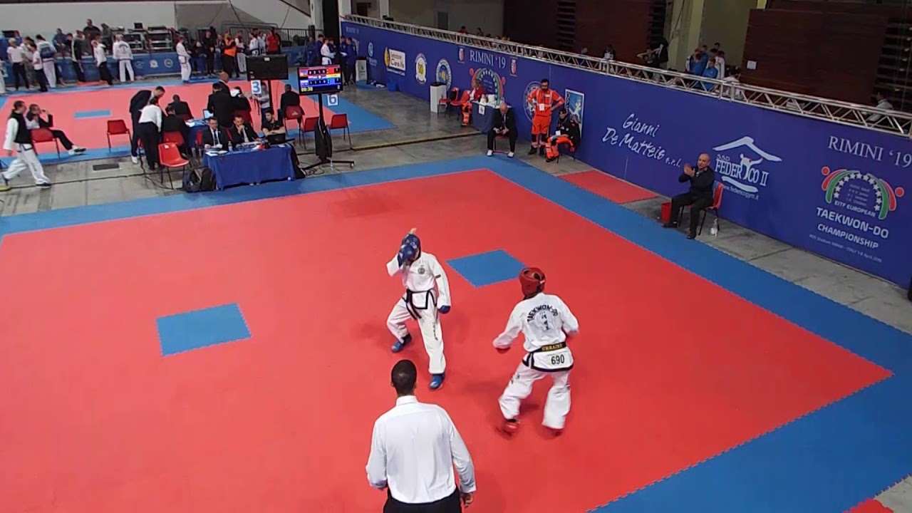 Olga Gribanova (RUS) v Liubov Spyrydonova (UKR) - Female -62Kg Sparring Final
