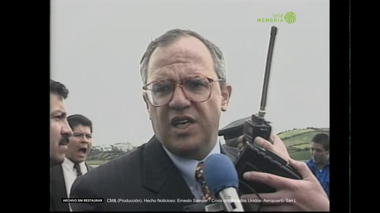 Reacción de Ernesto Samper ante declaraciones de Estados Unidos sobre el narcotráfico