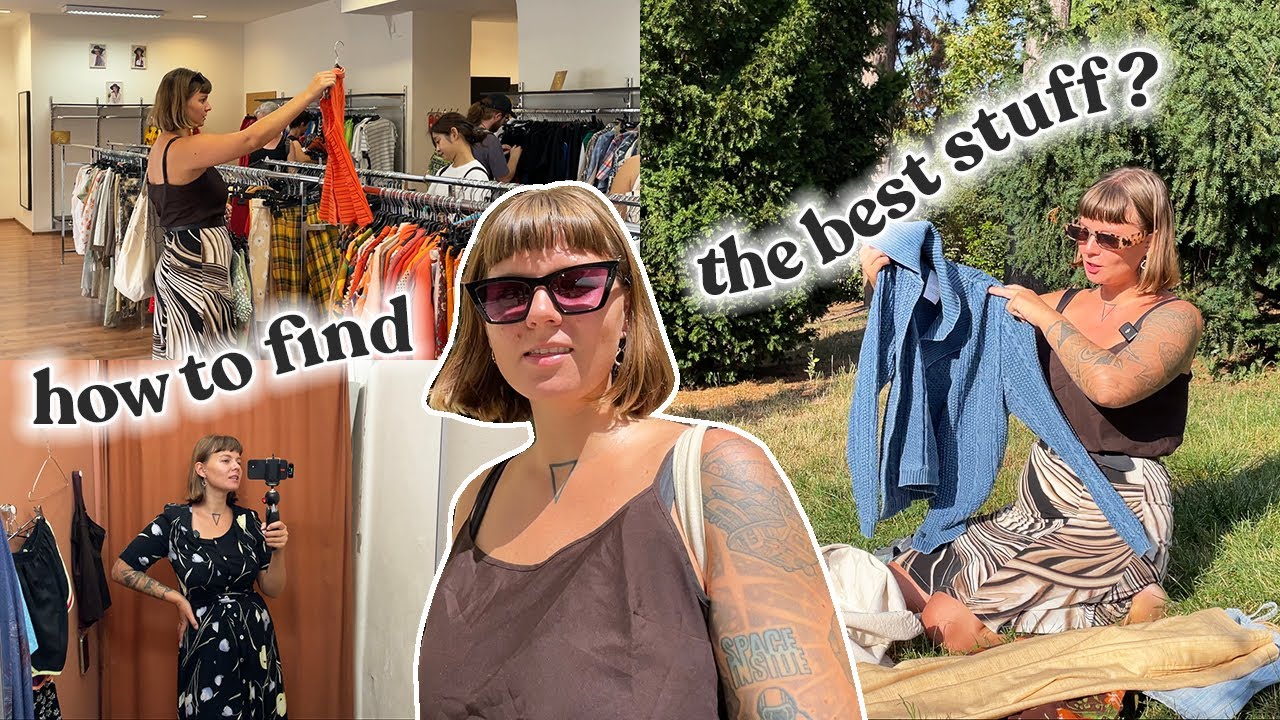 Thrift with me in Prague | Vintage Clothing Haul