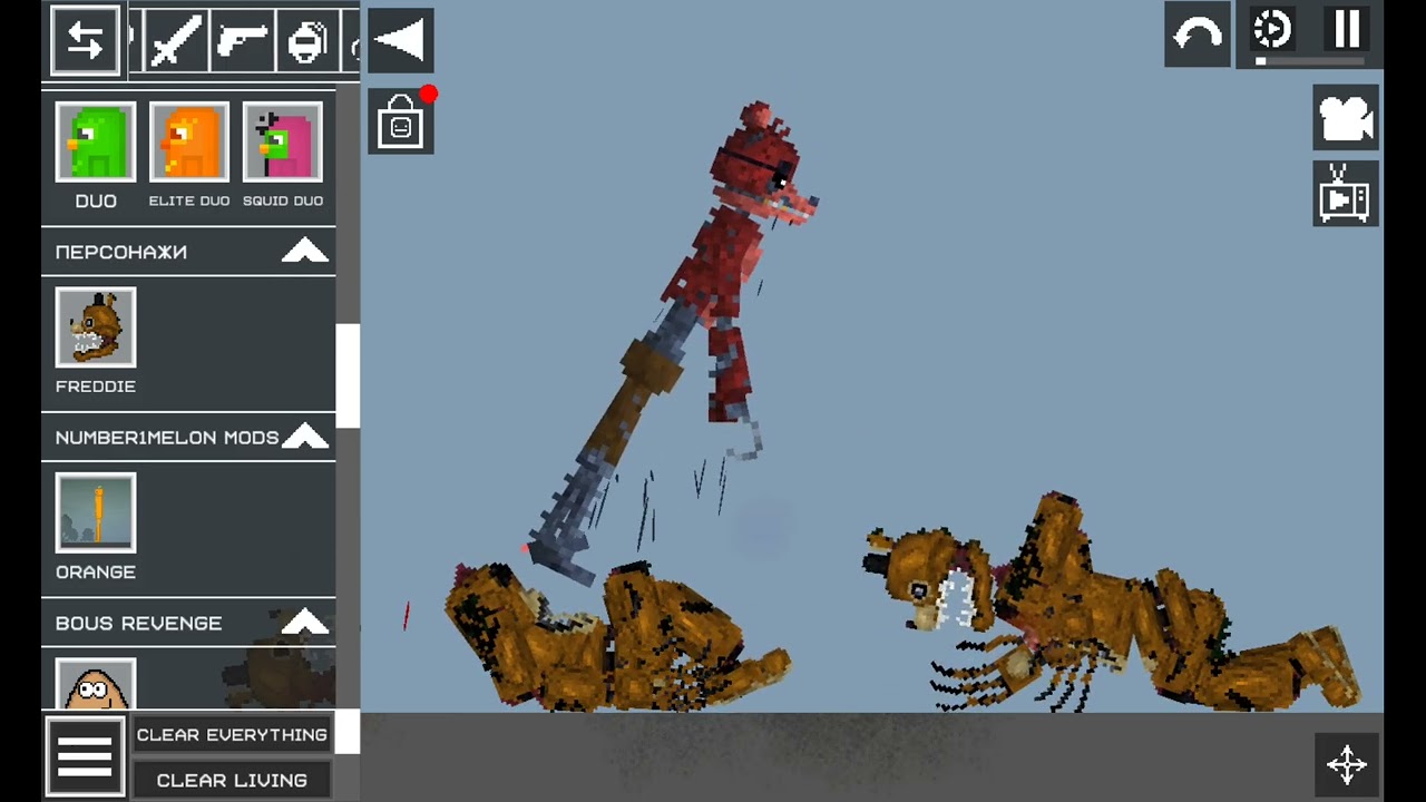 Nighmare freddy VS withered foxy REMASTERED