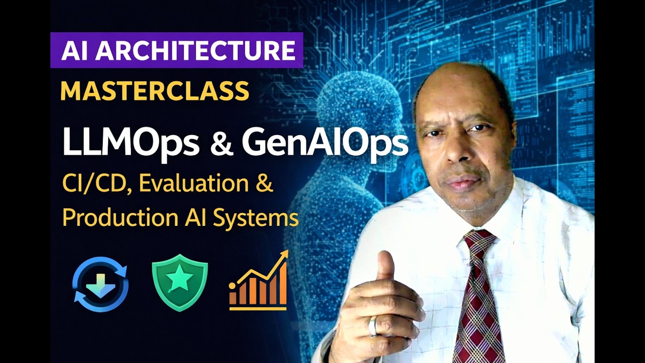 AI Architecture Masterclass Ep8 – LLMOps & GenAIOps | CI/CD, Evaluation & Production AI Systems