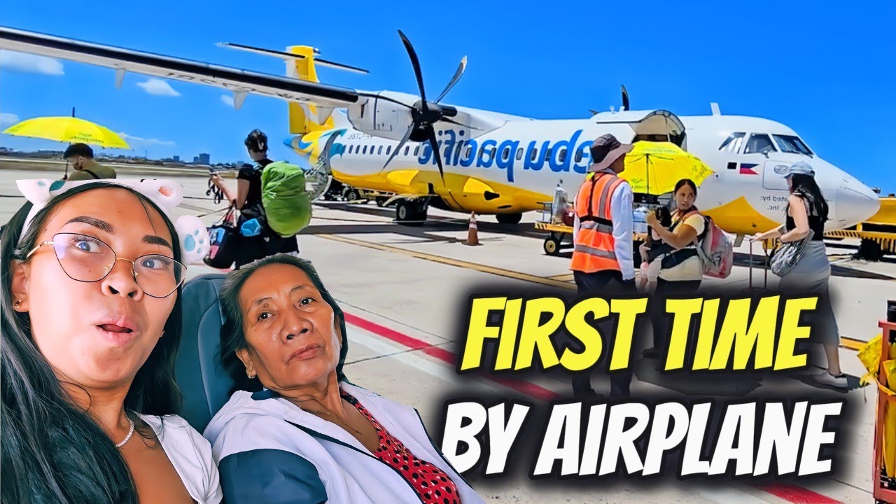 First flight experience nila ni mamang w ni papang w sosyalan sa Siargao | Dudkowski de Familia