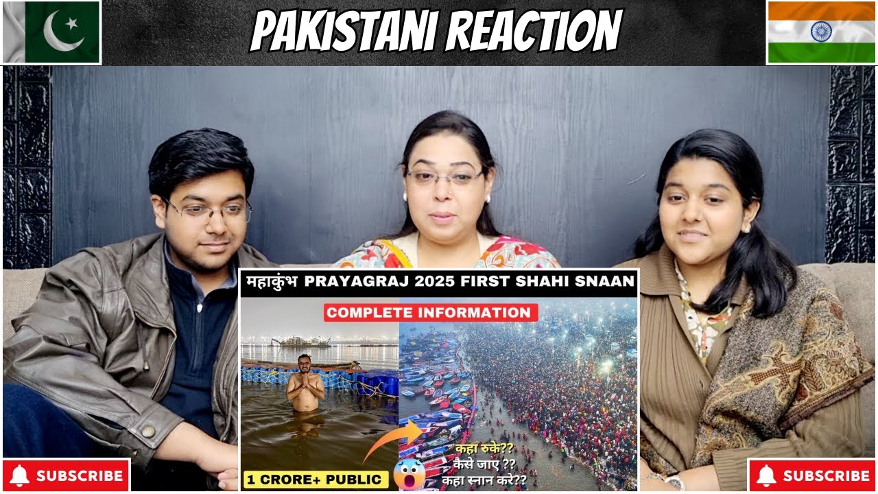 PRAYAGRAJ MAHA KUMBH MELA 2025 | FIRST SHAHI SNAAN | Reaction!