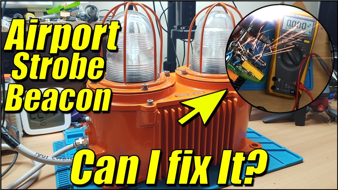 Massive 400W Airport Runway Strobe Light - Can I Fix It?