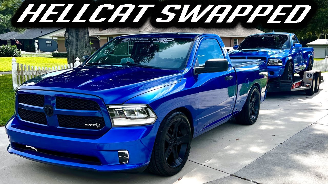 Driving Hellcat Swap Dodge RAM 1500 Towing Across Country to MOPARTY