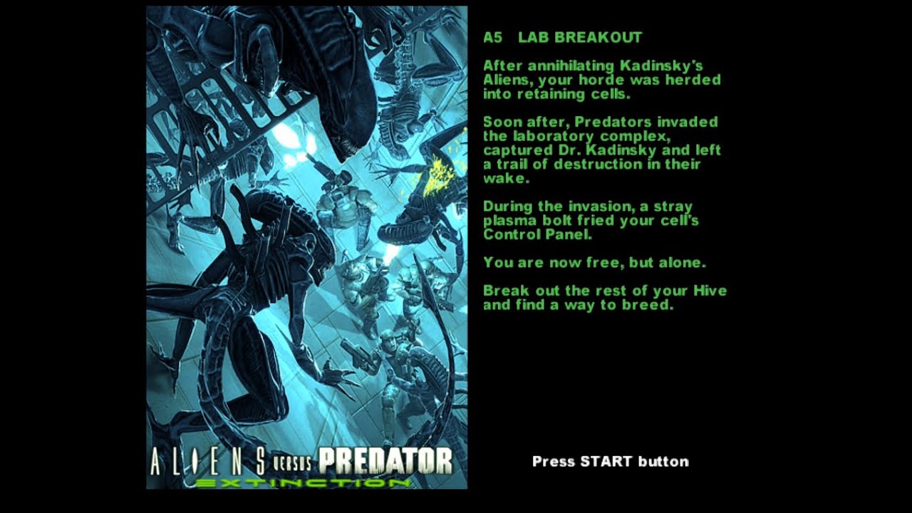 Aliens Versus Predator: Extinction - Alien Campaign (Mission 5)