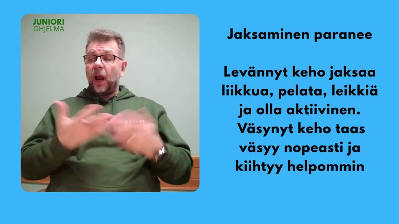 Juniori-ohjelma: Viikon viittomat ja lauseet: Miksi uni on niin tärkeä?