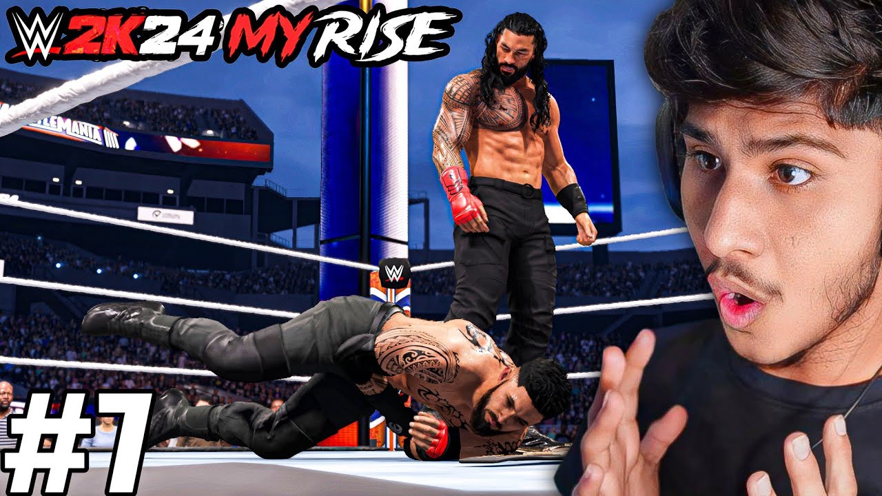 ROMAN REIGNS ATTACKED ME  | WWE 2K24 CAREER MODE