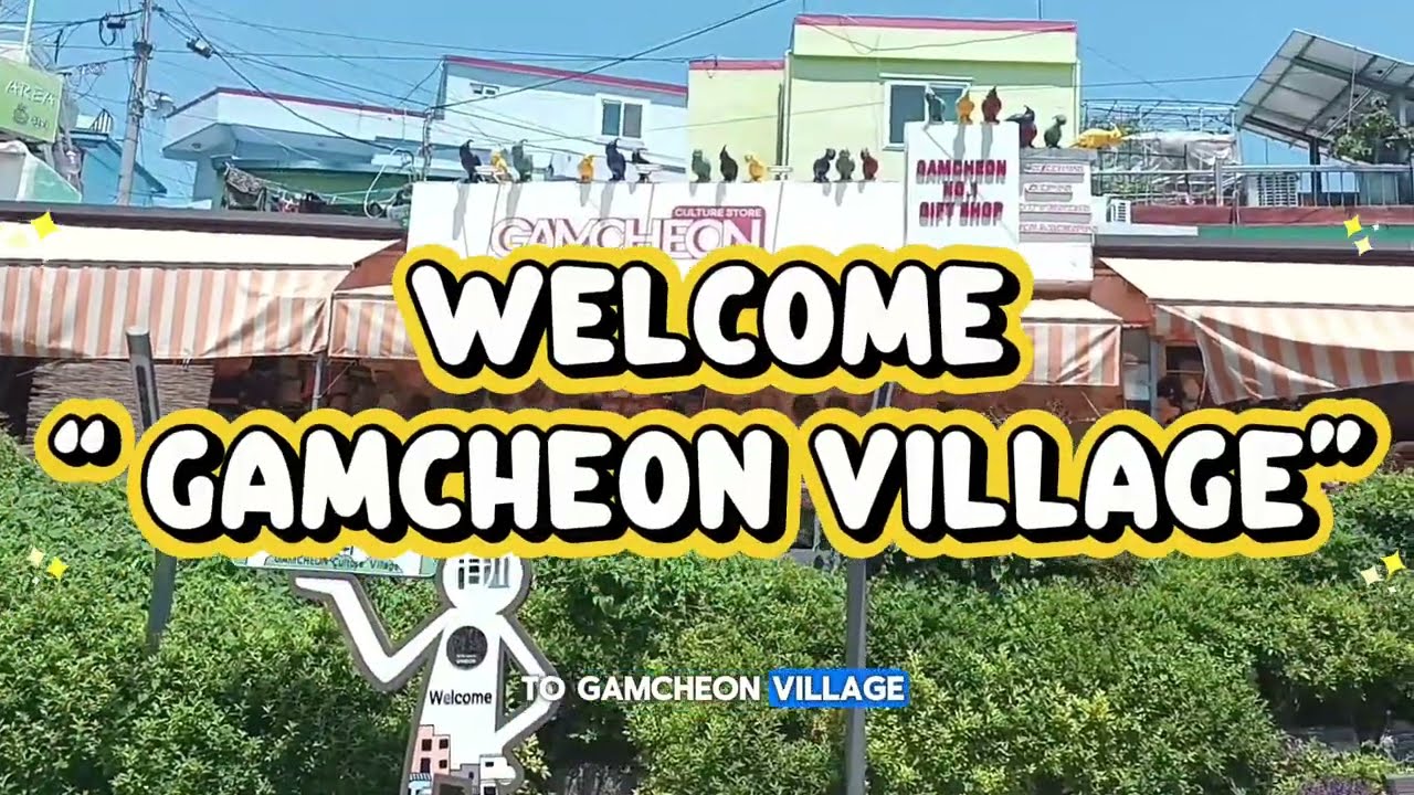 Visit Gamcheon Village เดินเที่ยวหมู่บ้านคัมชอน ปูซาน 