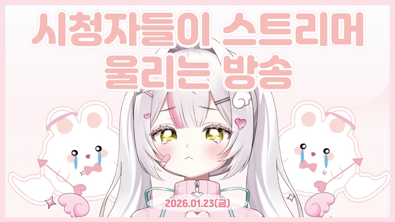 [2026.01.23] 시청자들이 스트리머 울리는 방송