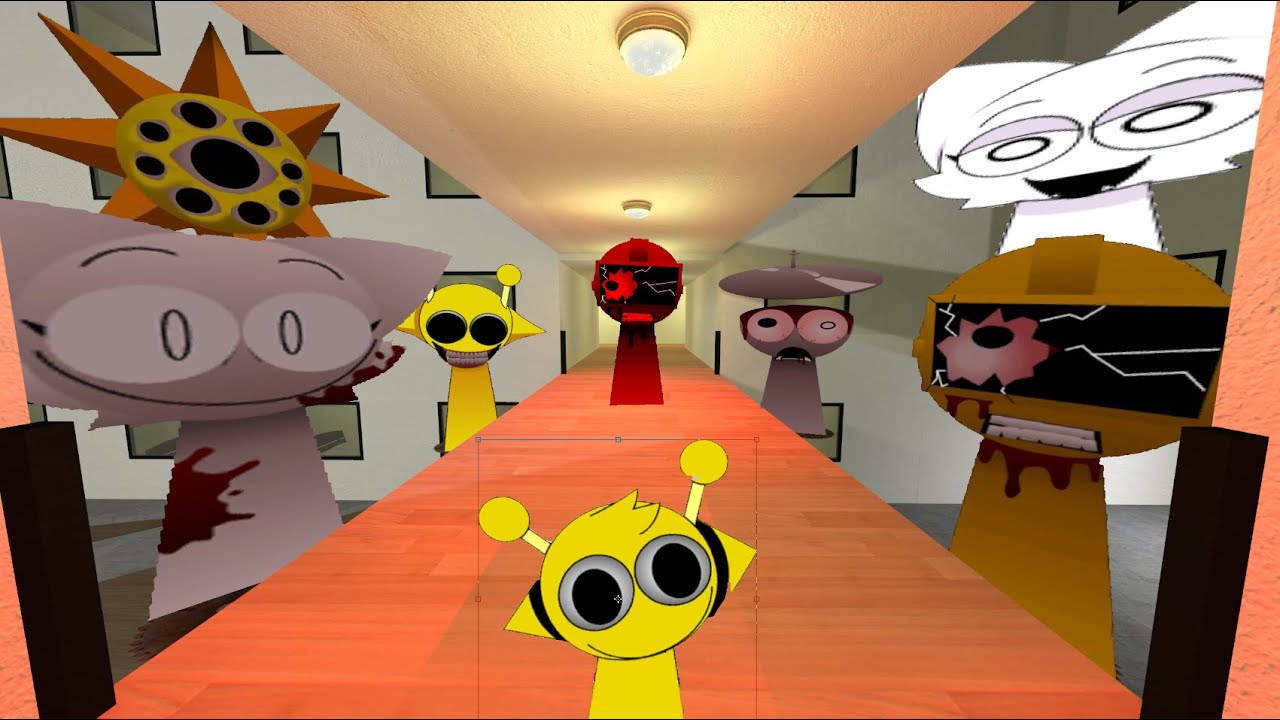 Nightmare Piramixed Sprunki Family And Phases Nextbot Gmod