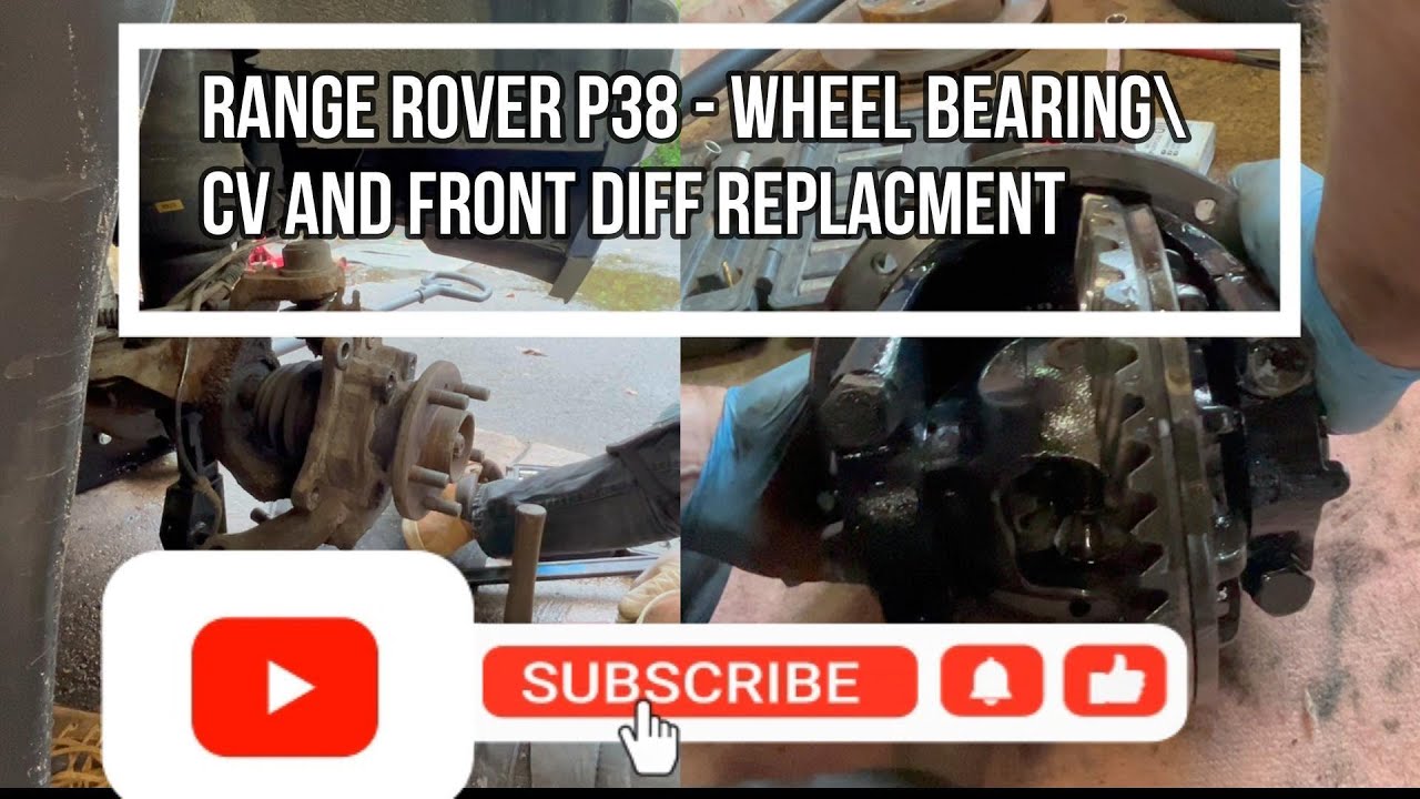 Range Rover P38 — снятие дифференциала, ступицы колеса, подшипника и карданного вала, часть 1