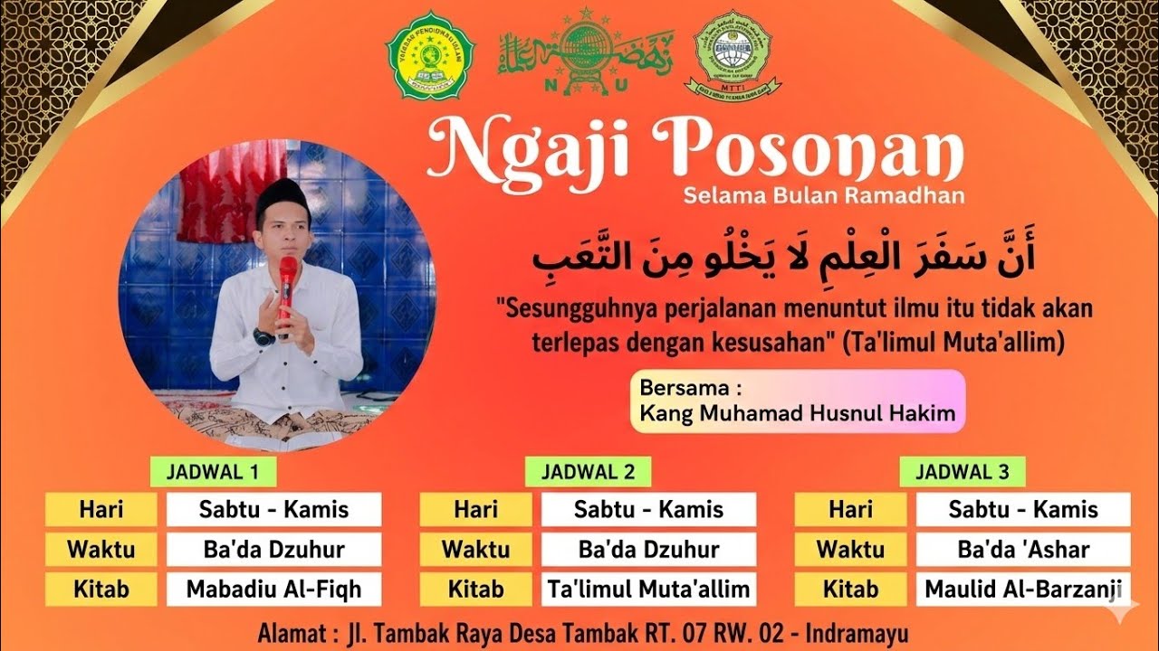 Ngaji Kitab Maulid Al Barzanji Bersama Kang Moh Husnul Hakim