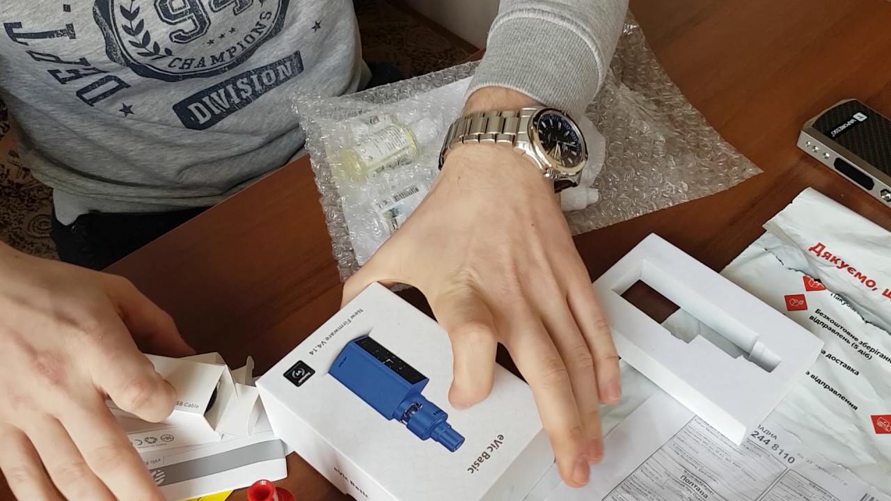Распаковка Joyetech eVic Basic with CUBIS Pro Mini из SMOL.NET.UA