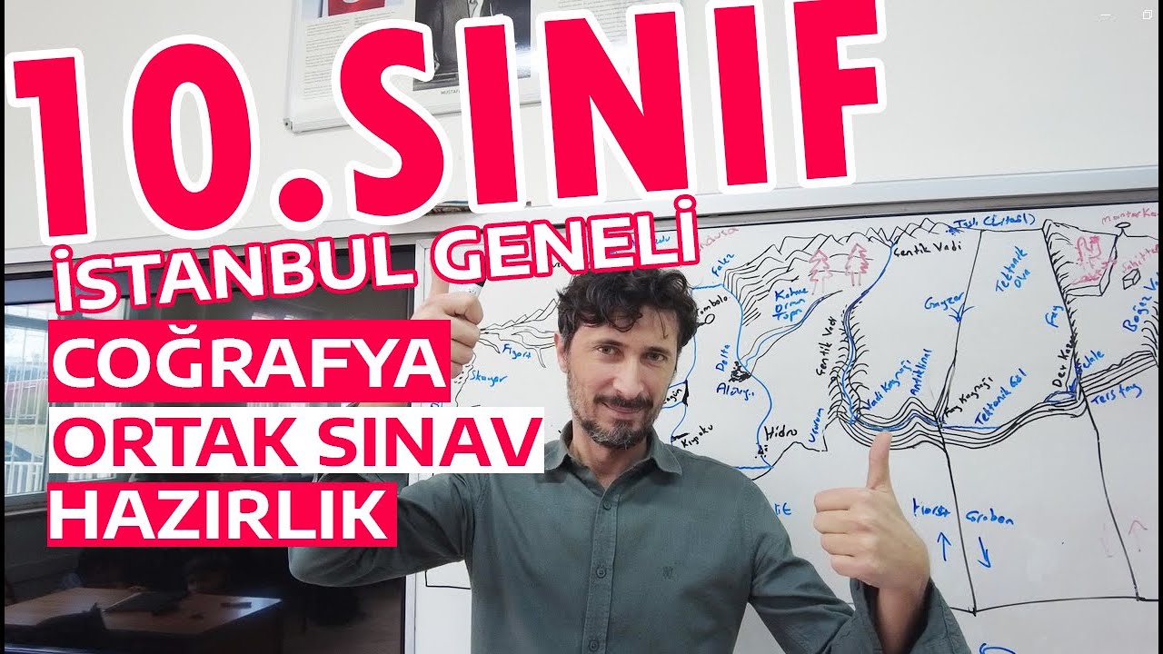 İstanbul il geneli  ortak 10.sınıf coğrafya sınavı
