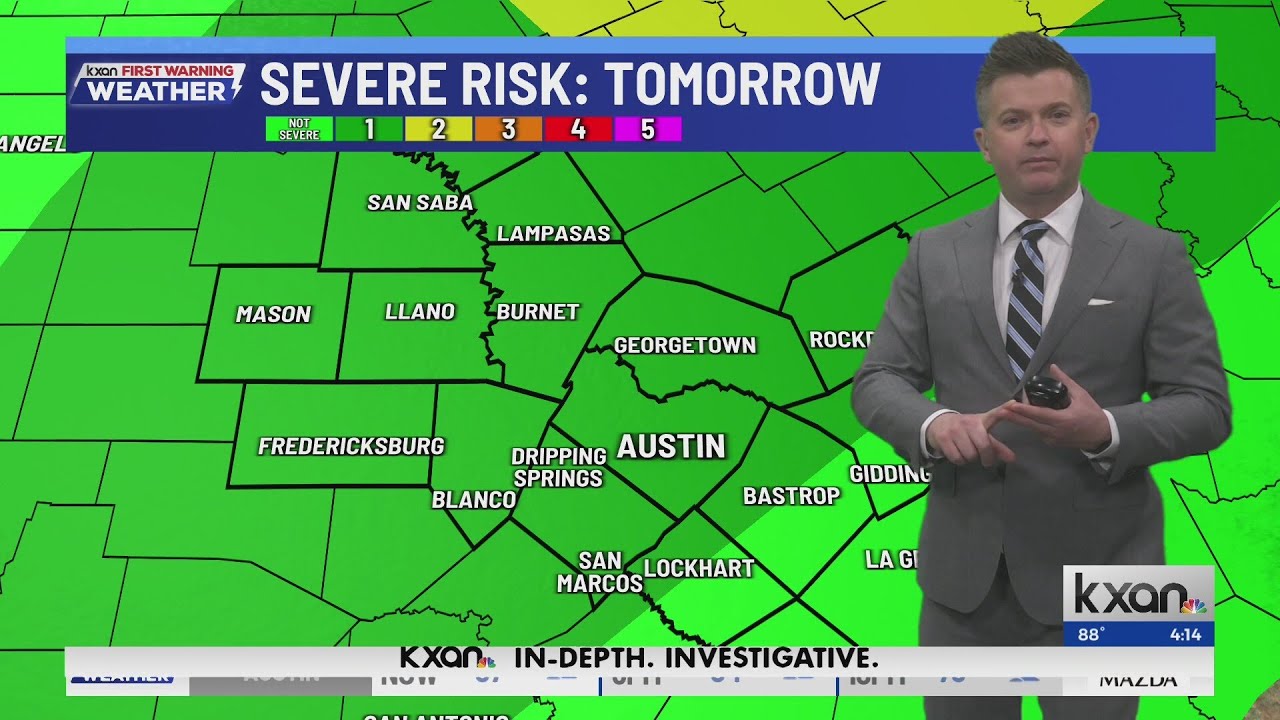 Scattered showers and isolated storms on Wednesday as wet pattern ramps up | KXAN Forecast (March 3)