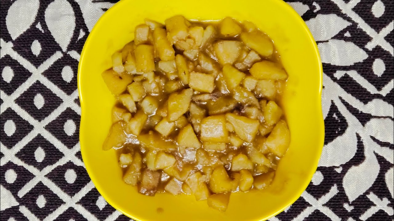 #cooking jaggery sweet potato 🍠
