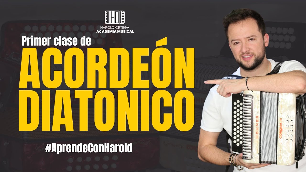 PRIMER clase de acordeón vallenato - Explicación paso a paso