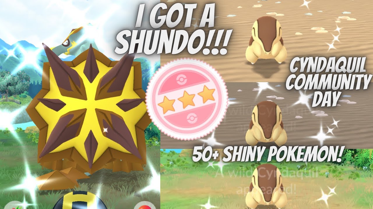 ✨I Got a SHUNDO!!! 50+ Shiny Pokemon Caught, Shiny Cyndaquil and More In Pokemon Go!✨