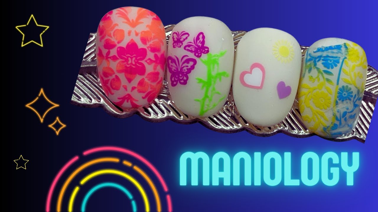 REVIEW 🤔 @Maniology Stamping Plates + Stickers | Easy Nail Art At Home DIY