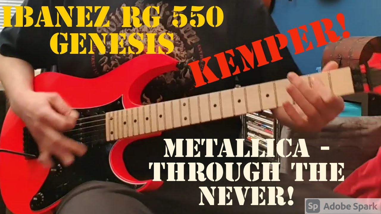 Metallica - Through The Never Cover Ibanez RG550 Genesis / Kemper Profiler