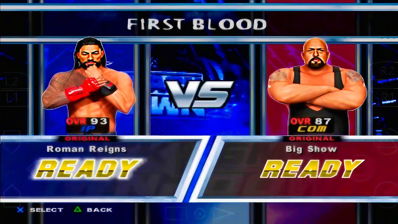 Roman Reigns Vs Big Show First Blood Extreme Rules Match | WWE Here Comes The Pain Mod All Stars