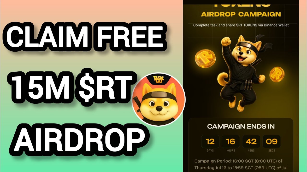 Claim Free 15M $RT Realgo Airdrop | Latest Binance Wallet Crypto Airdrop 