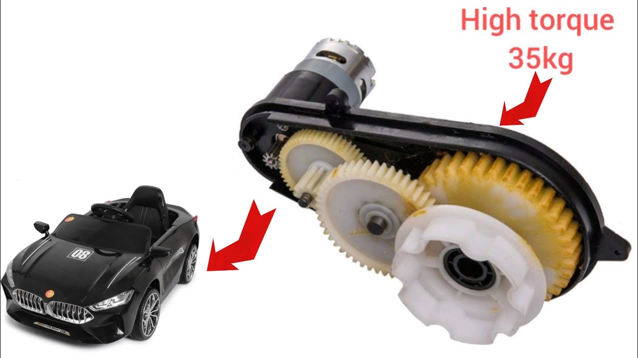 millions don't know this gear and 775 motor used in 35kg car:build car at home
