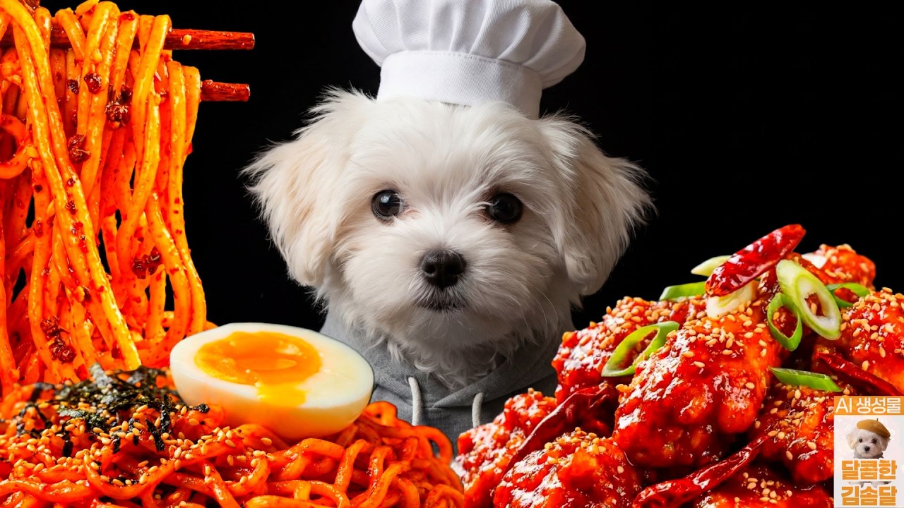 🐶귀여운 치킨가게 알바생🍖✨