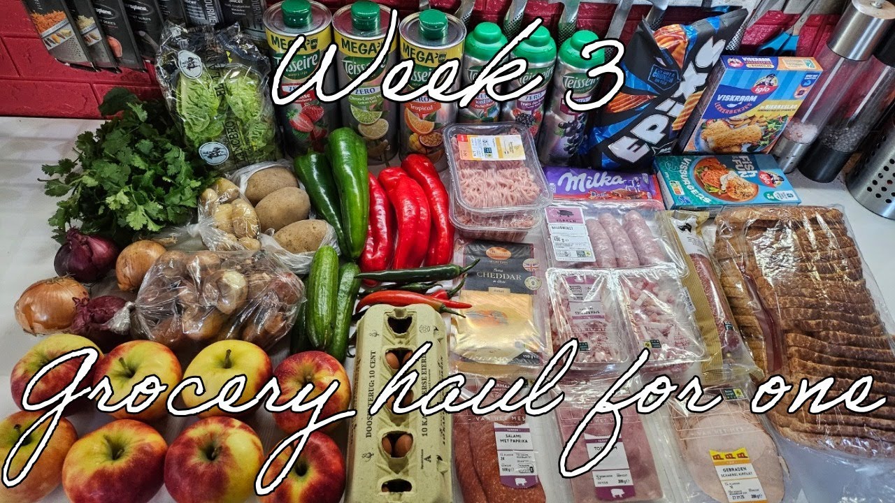 Weekly single person grocery haul  | Week 3 2026