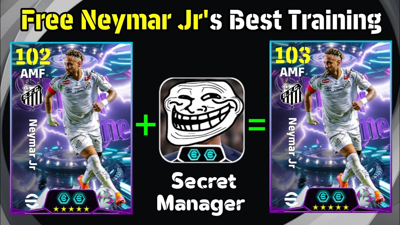 Free Neymar Jr's Best Training Guide In eFootball 2026 | How To Train Show Time Neymar Jr