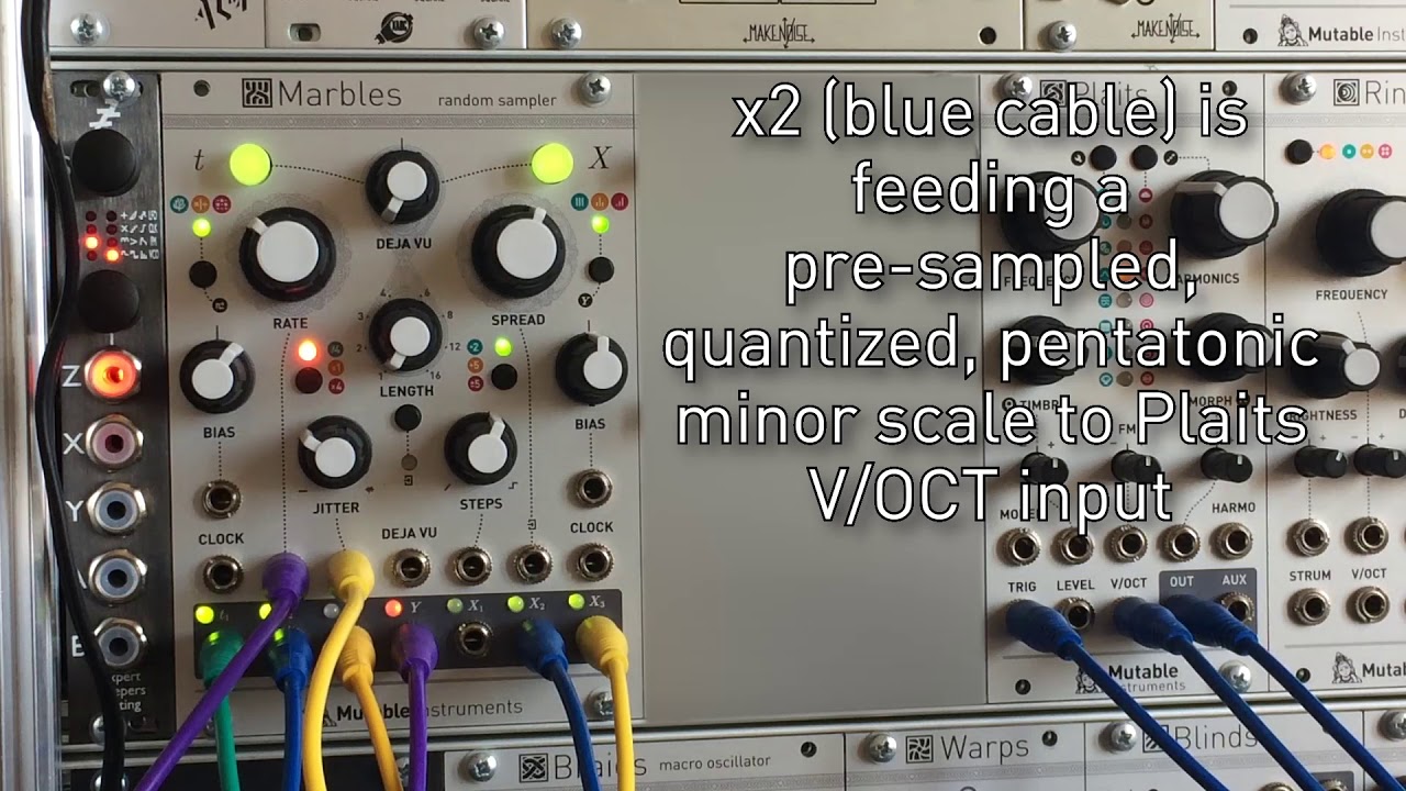 Mutable Instruments: Marbles Subtle Self Patching