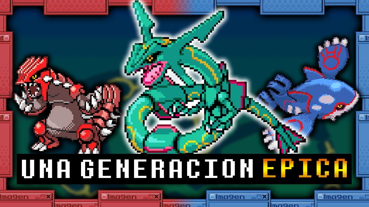 La TERCERA GENERACIÓN de POKÉMON es UNICA