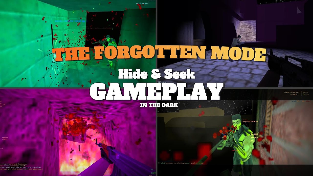 Hide & Seek Mode | Zmurka | Flashlight | Counter Strike 1.6 | HNS - The Forgotten Mode - Gameplay